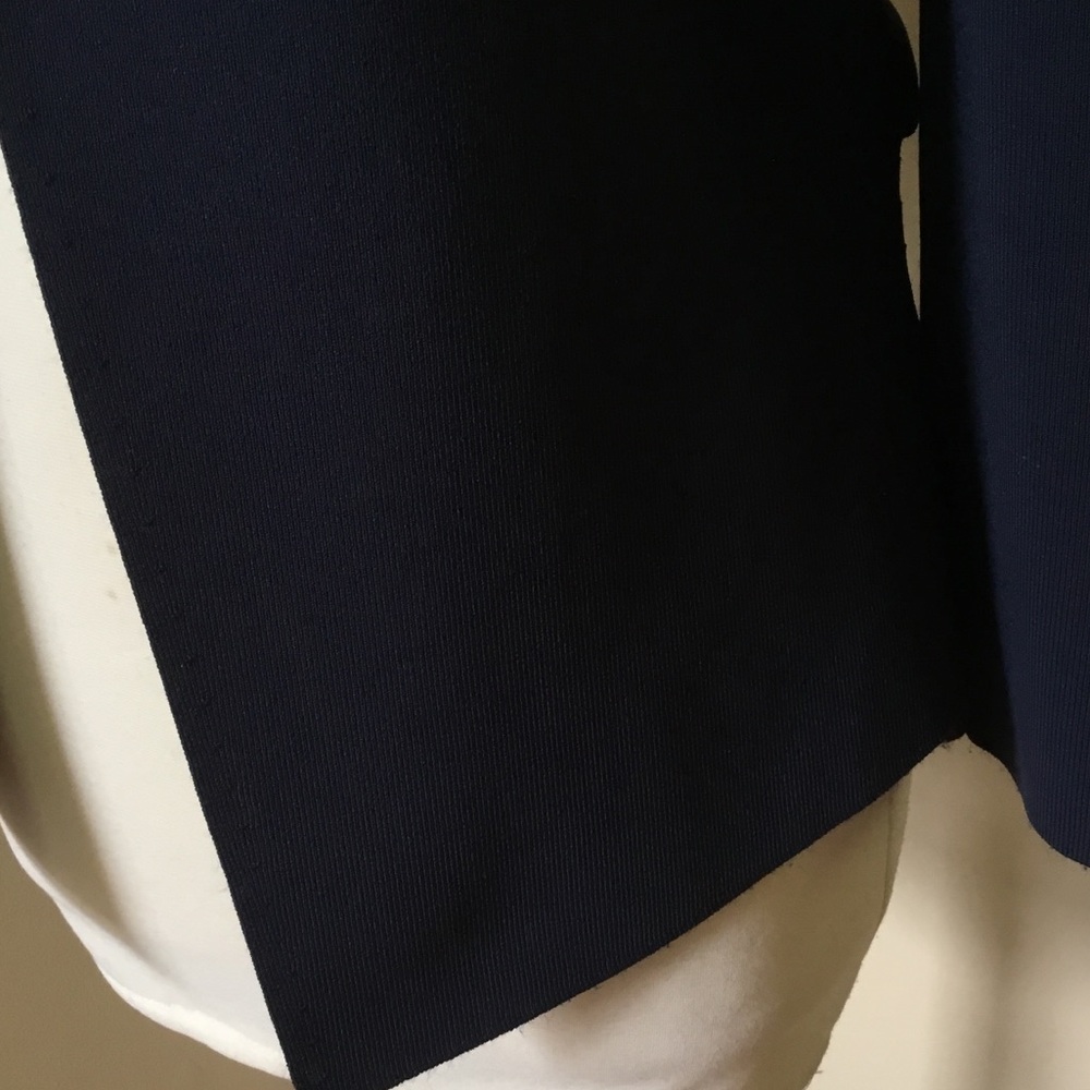 MM LaFleur The Woolf Navy Open-Front Knit Blazer Jardigan Large - Picture 6 of 10